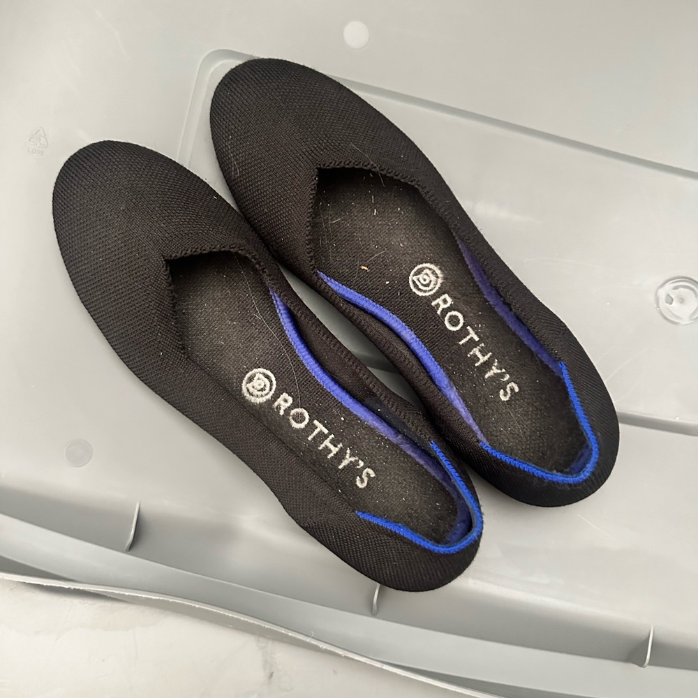 Rothy's Black Flats